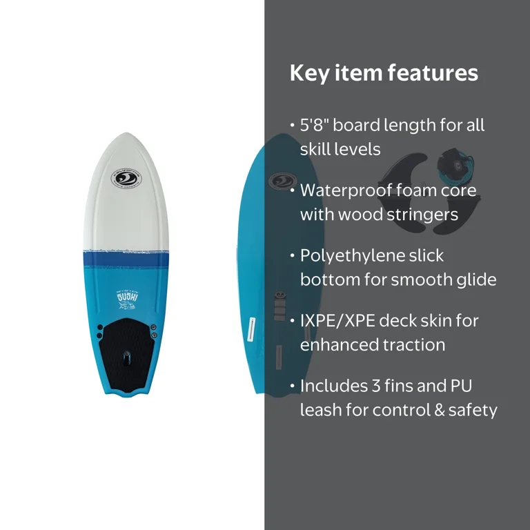 California Board Company, Surf Softboard, 5'8