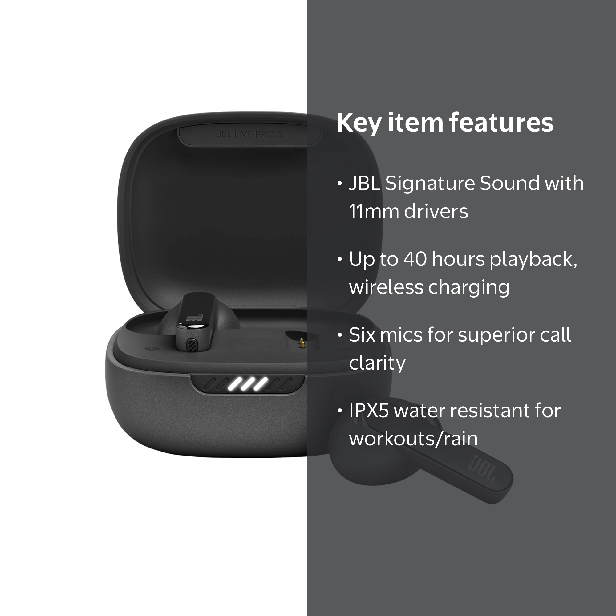 Free Shipping! JBL True Wireless Noise Cancelling Earbuds Black