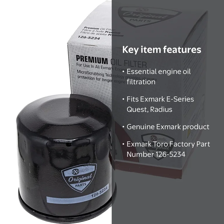 Exmark Filter Engine Oil Service 126-5234 for E-Series Quest