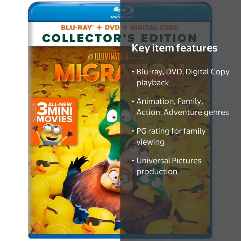 SDS, Migration Blu-ray + DVD + Digital Copy, 2023, PG Family