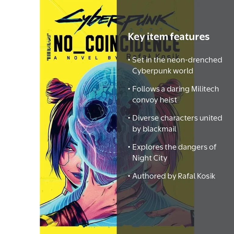 Rafal Kosik, Cyberpunk 2077: No Coincidence, Hardcover - Walmart.com