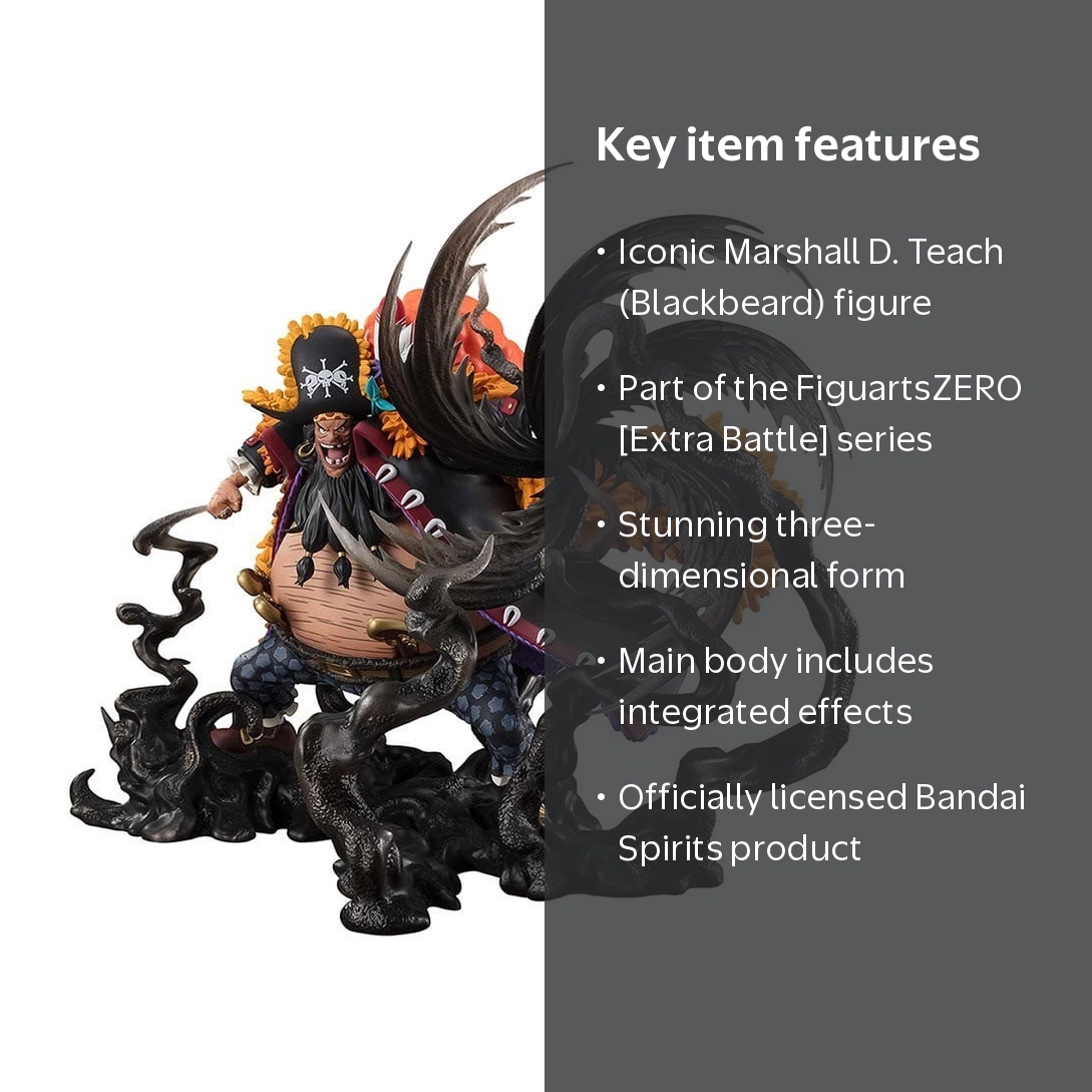 【新品未使用】digne cut off one piece-black / 0 One Piece Figuarts ZERO Marshall D. Teach (Blackbeard) Collectable