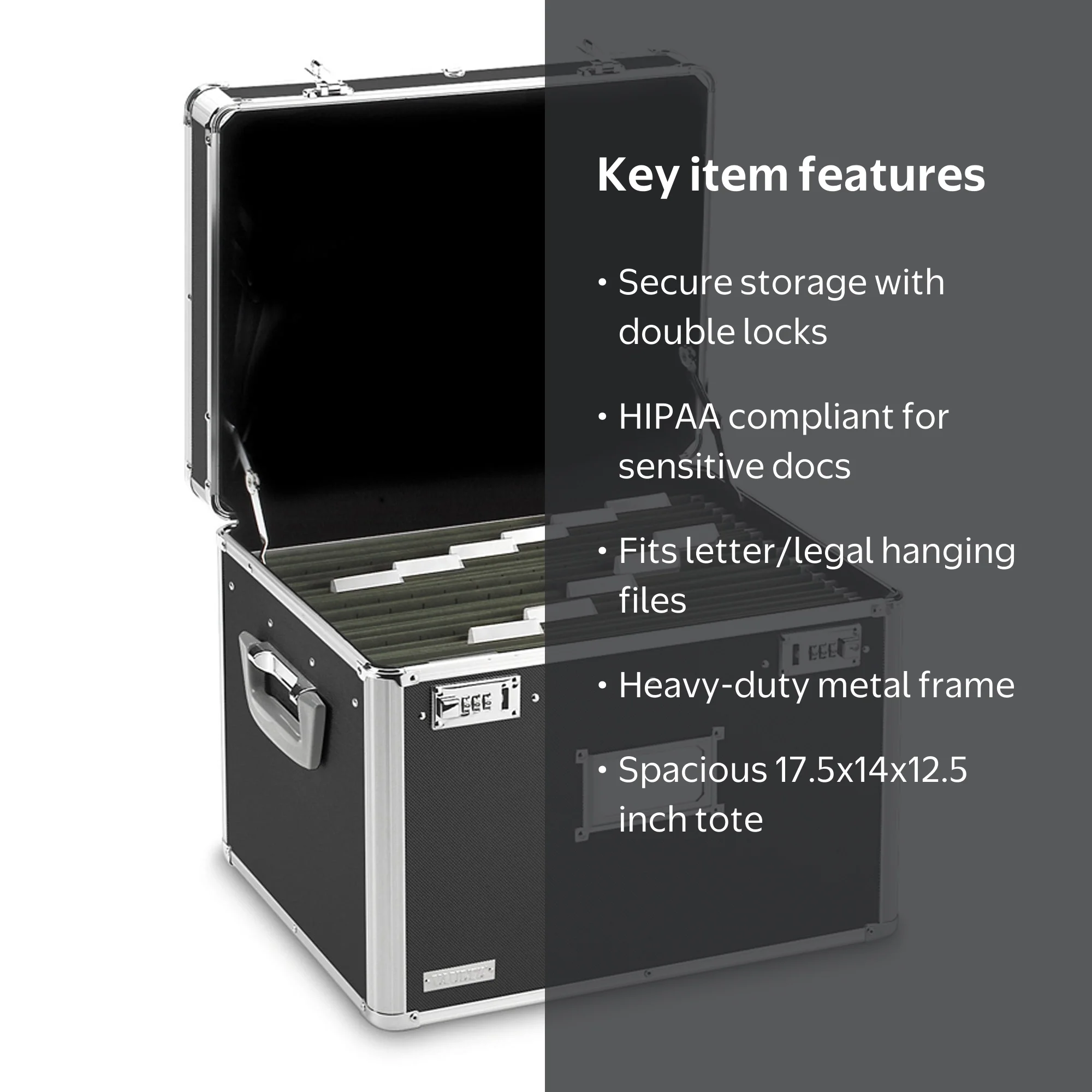 Vaultz, Locking File Chest, 17.5