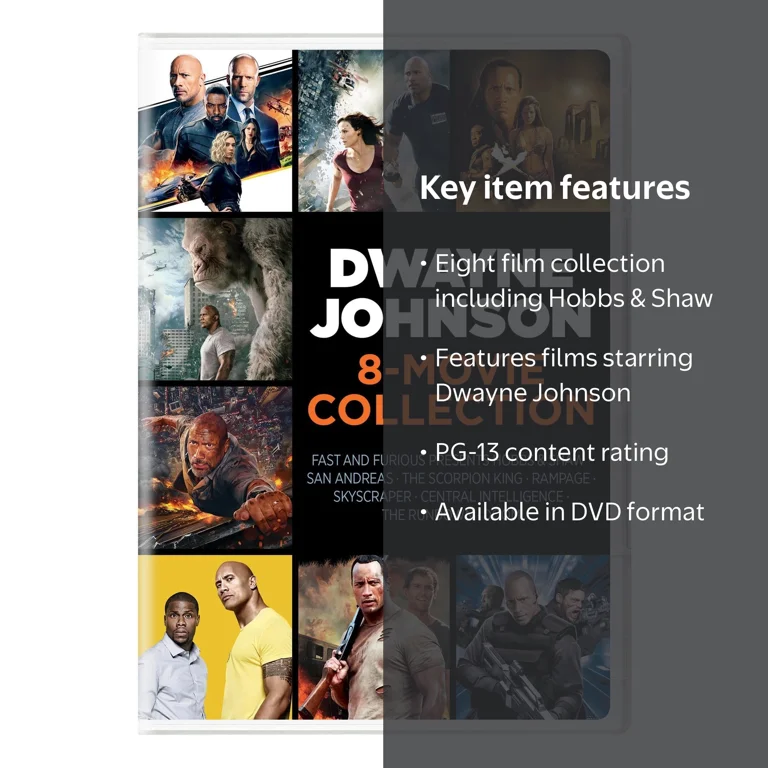 洋画・外国映画 Complete Collection 15DiscDeluxe Edition The Rock 8-Film Collection DVD, Includes 8 Films, Standard Edition