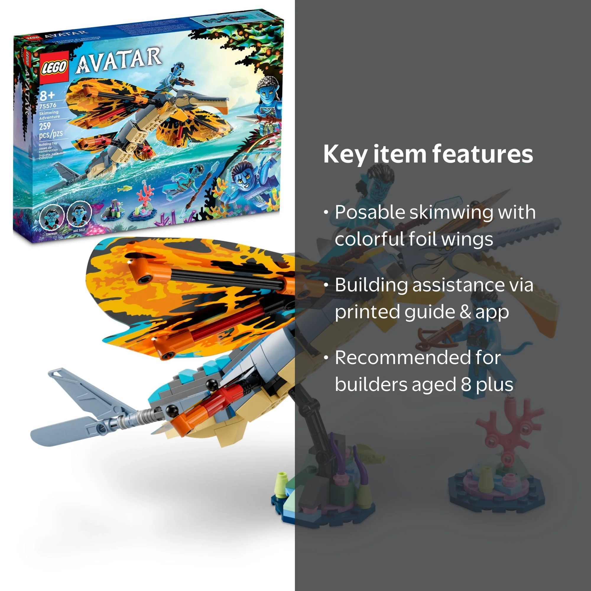 LEGO Avatar Skimwing Adventure Set 75576: The Way of Water Movie