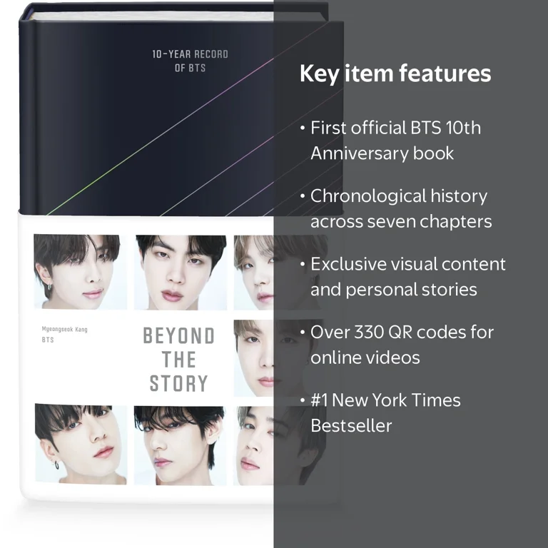 BTS, Hardcover Book, 10-Year Record of BTS, Myeongseok Kang