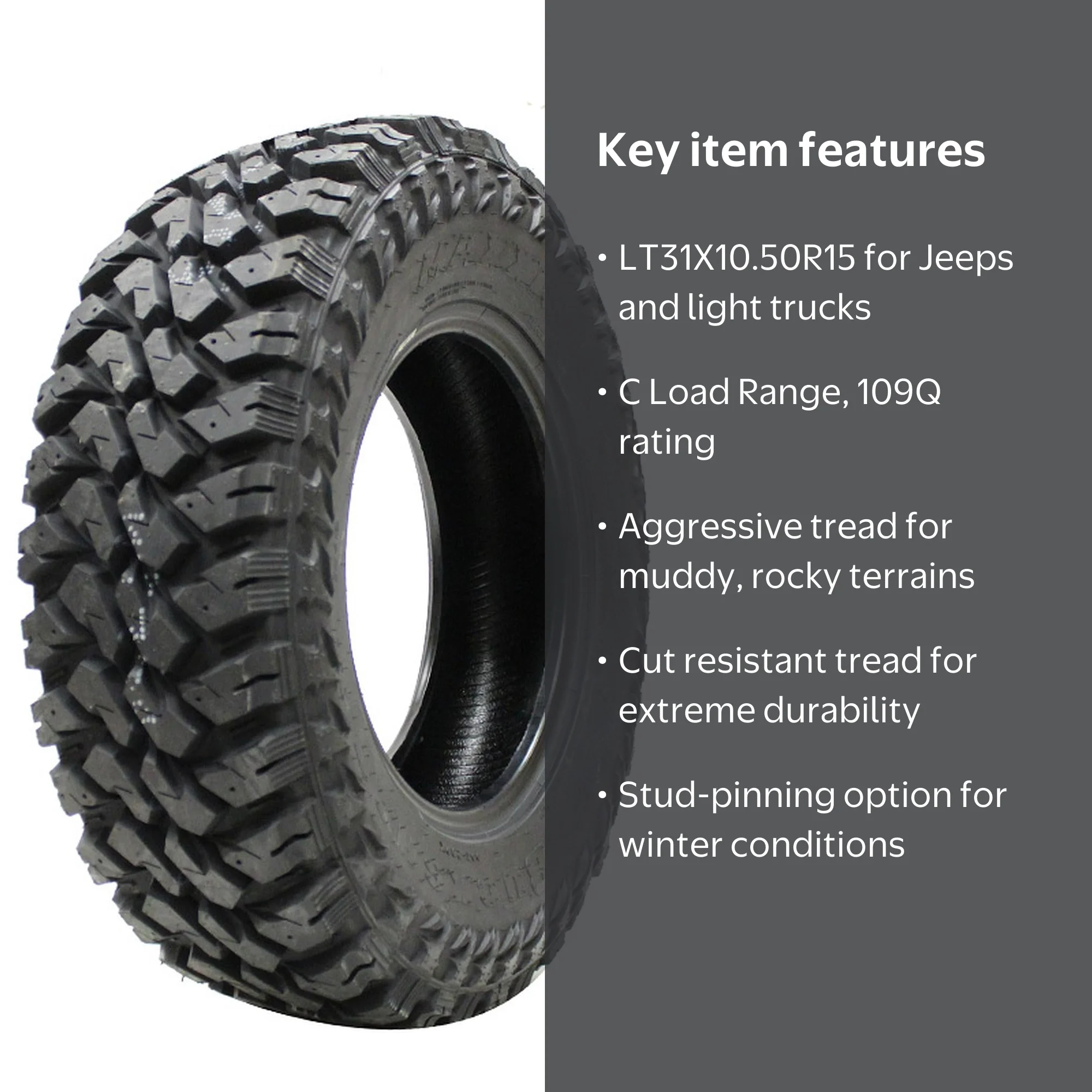 MAXXIS BIGHORN 764 31x10.50R15LT 4本 ランクル