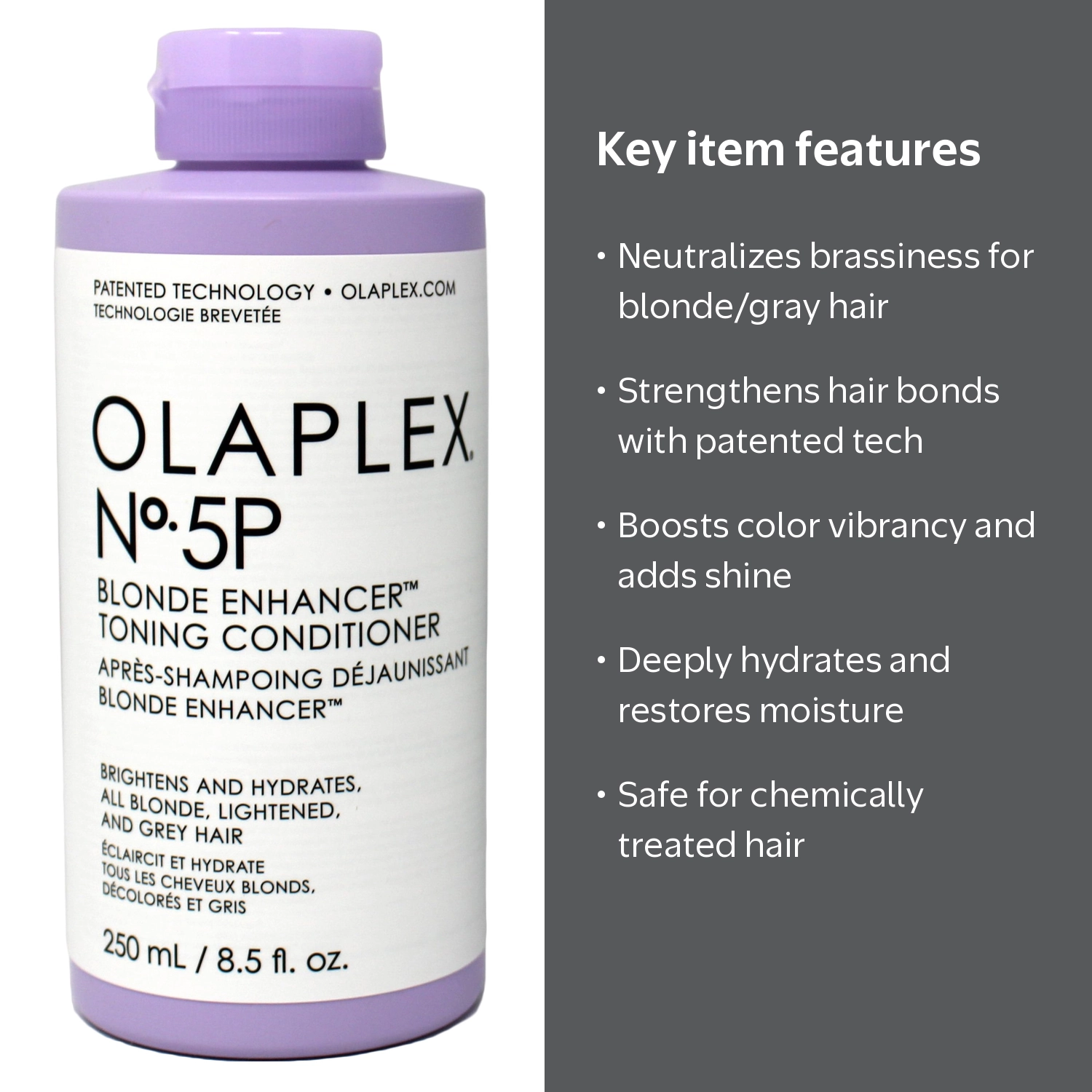 Olaplex, Bond-Enhancing Toning Conditioner, 8.5 fl oz - Walmart.com