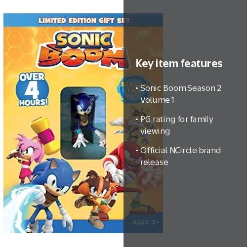 Sonic Boom: Season 2 Volume 1 with Sonic - Walmart.com
