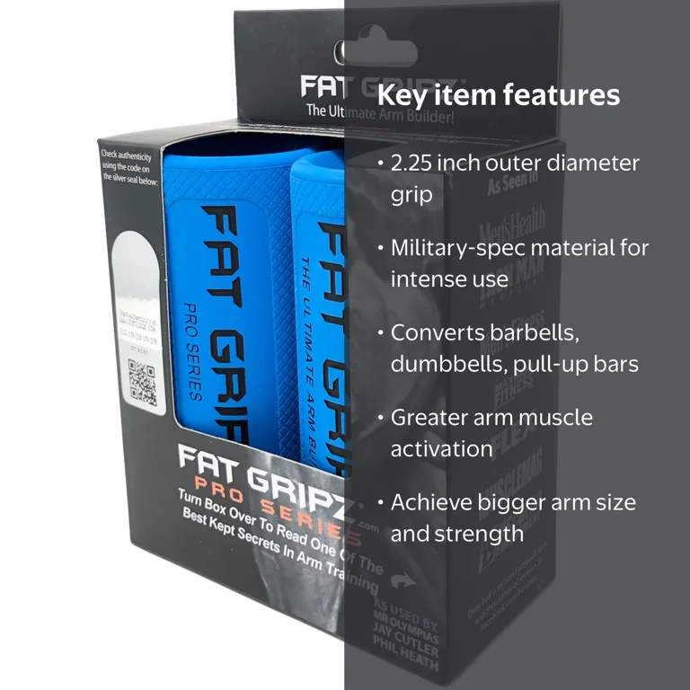 Fat Gripz, Muscle Activation Device, 2.25 Inch Outer Diameter