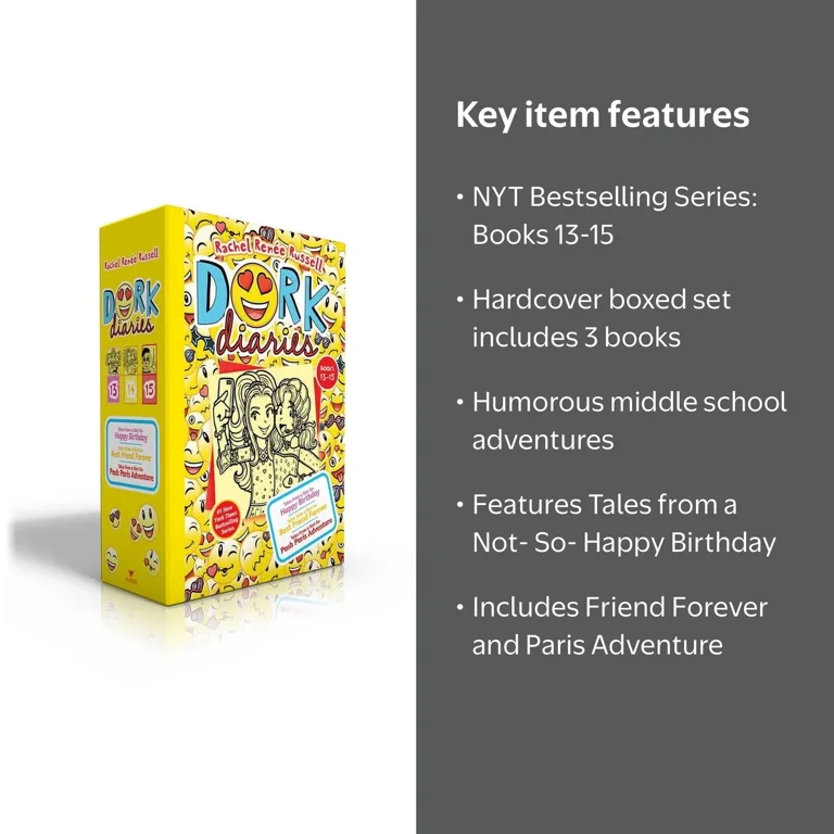 Dork Diaries: Full Collection Books 13-15 Boxed Set – Paris