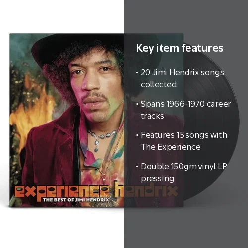 Jimi Hendrix, Vinyl LP, 20 Songs, Experience Hendrix: The Best Of