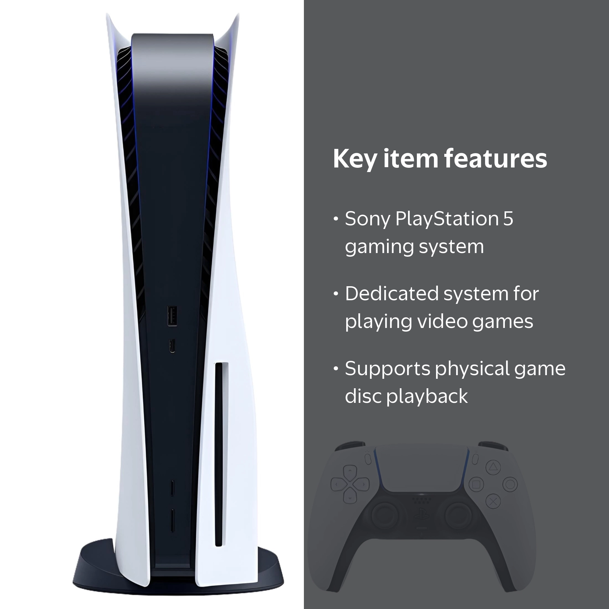 Sony PlayStation 5, PS5 Gaming Console, Disc Version - Walmart.com