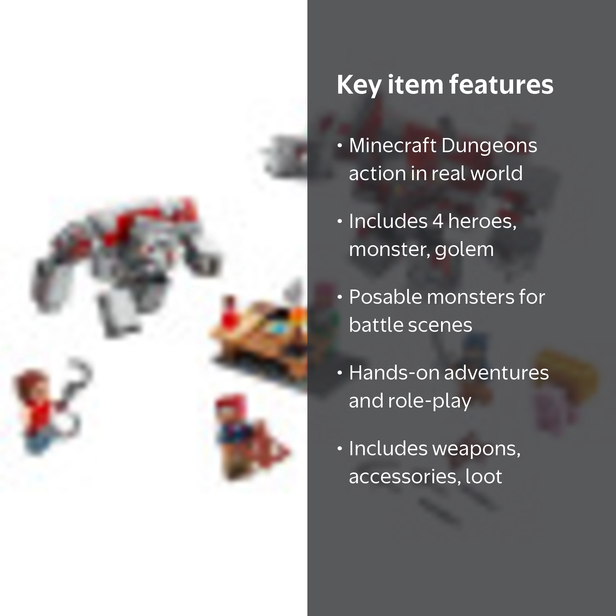 LEGO Minecraft The Redstone Battle, 21163, 504 Pieces - Walmart.com