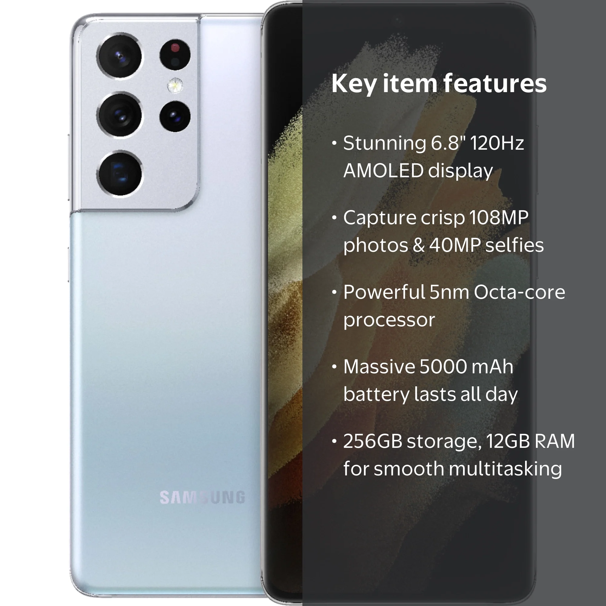 Galaxy S21 Ultra 海外版 SIMフリー 12GB/256GB k2-_91e6d2c2-733e-4b70-9295-