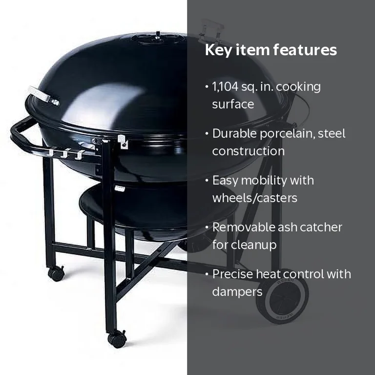 Weber Ranch Kettle 37'' Charcoal Grill, 1,104 sq in Cooking Area