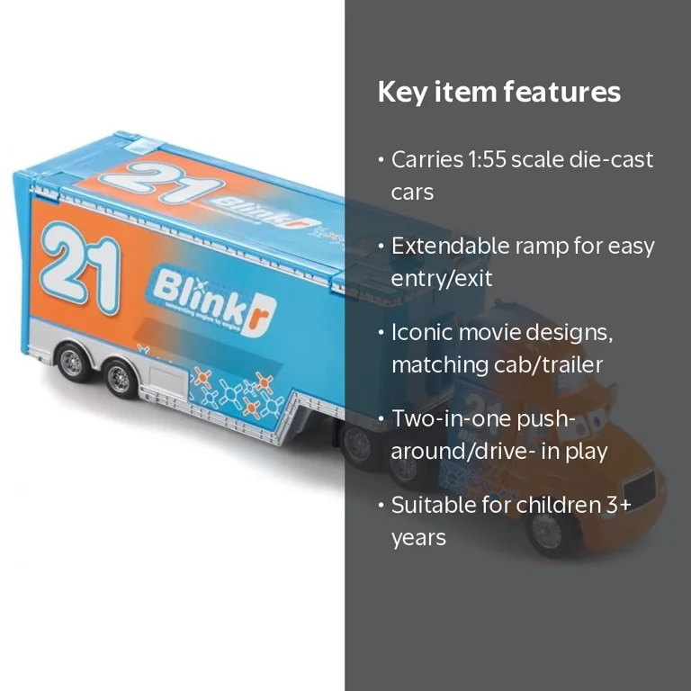 Disney/Pixar Cars Speedy Comet's Toy Hauler Trailer Transporter
