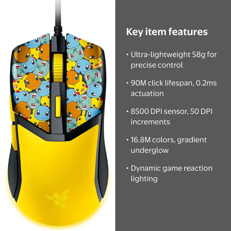 Razer Cobra Lightweight Wired Gaming Mouse with Razer Chroma™ RGB