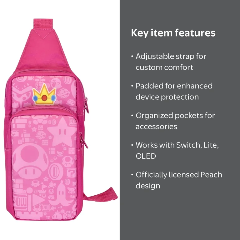 HORI, Adventure Pack, Princess Peach edition, for Nintendo Switch