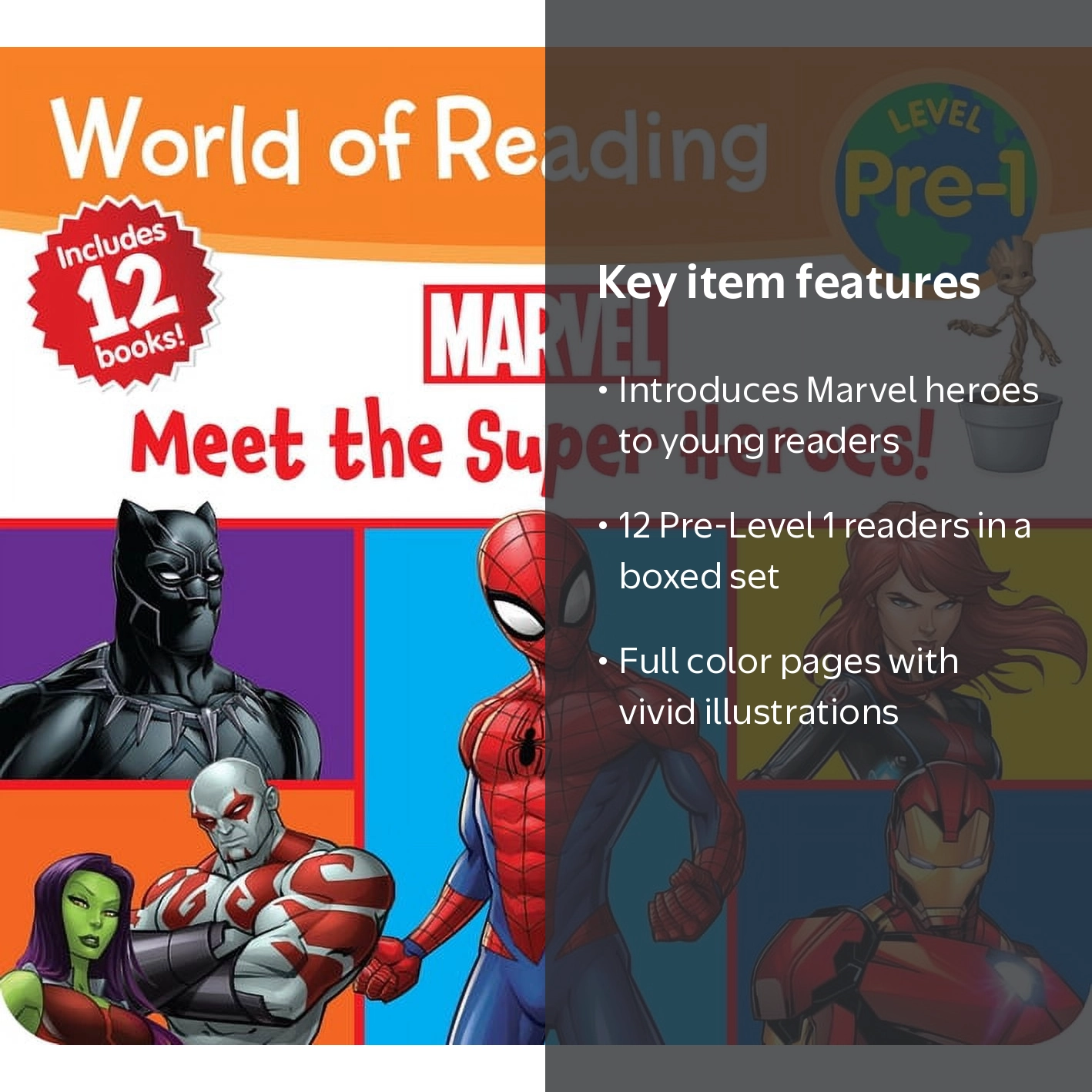 World of Reading Marvel Meet the Super Heroes! (Pre-Level 1 Boxed