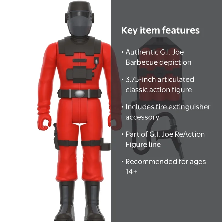 Super7 G.I. Joe ReAction Wave 7 - Barbecue 3.75