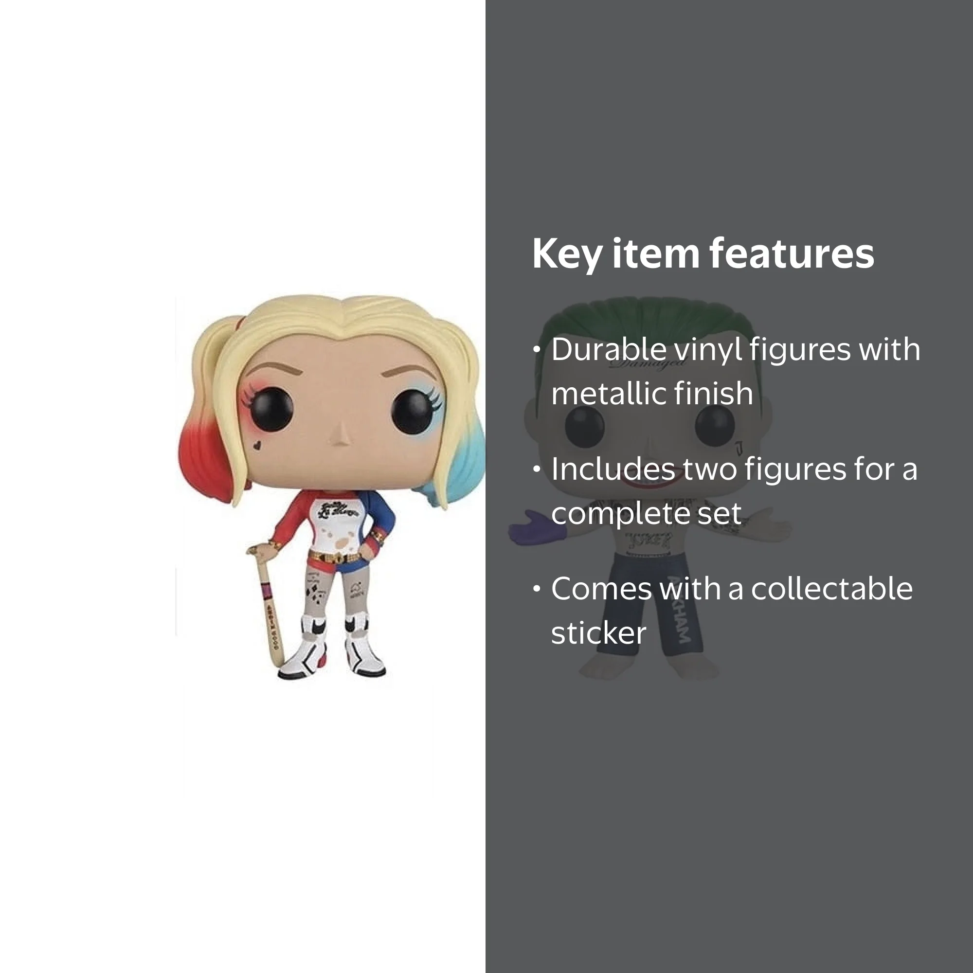 Suicide Squad Funko POP! Movies The Joker & Harley Quinn Vinyl