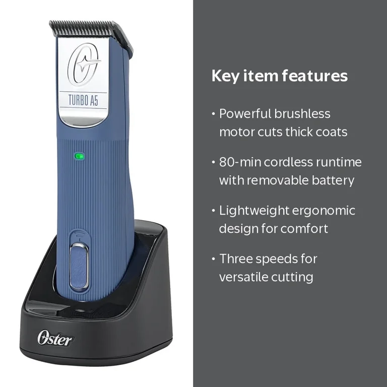 Oster Pro Detachable Blades Turbo A5 Pet Hair Trimmer