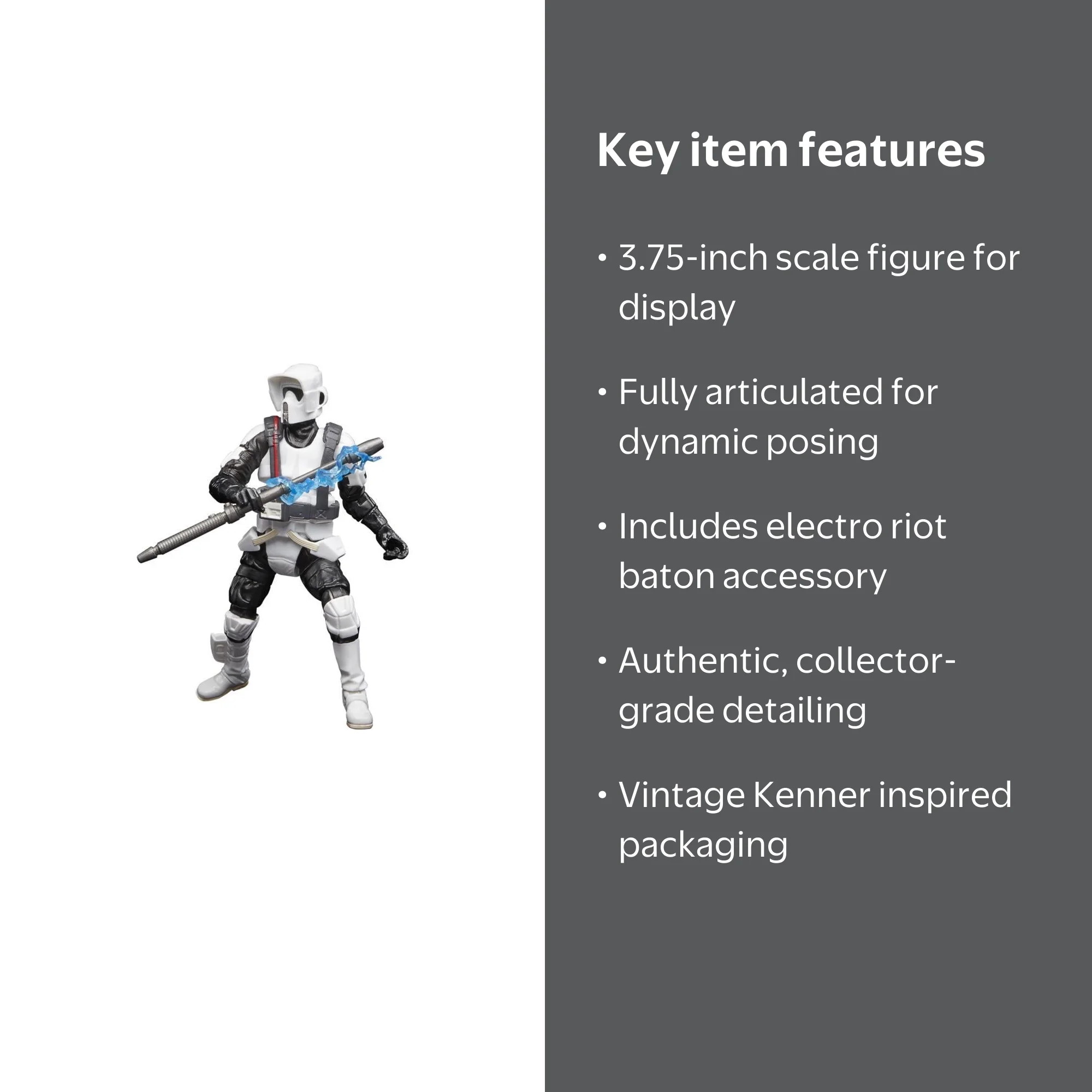 Star Wars Vintage Collection Gaming Greats, 3.75-Inch Shock Scout