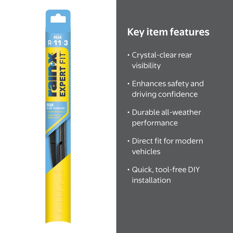Rain-X, Wiper Blade, 11-Inch Rear, Fit for Vehicles - Walmart.com