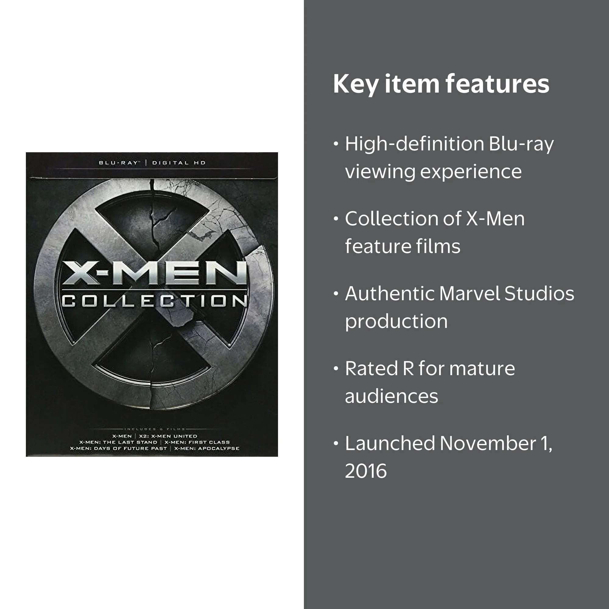 Disney, X-Men Collection, [BLU-RAY], Marvel superhero movies
