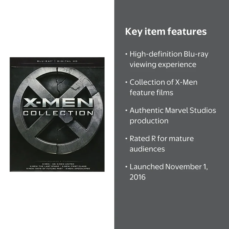 Disney, X-Men Collection, [BLU-RAY], Marvel superhero movies