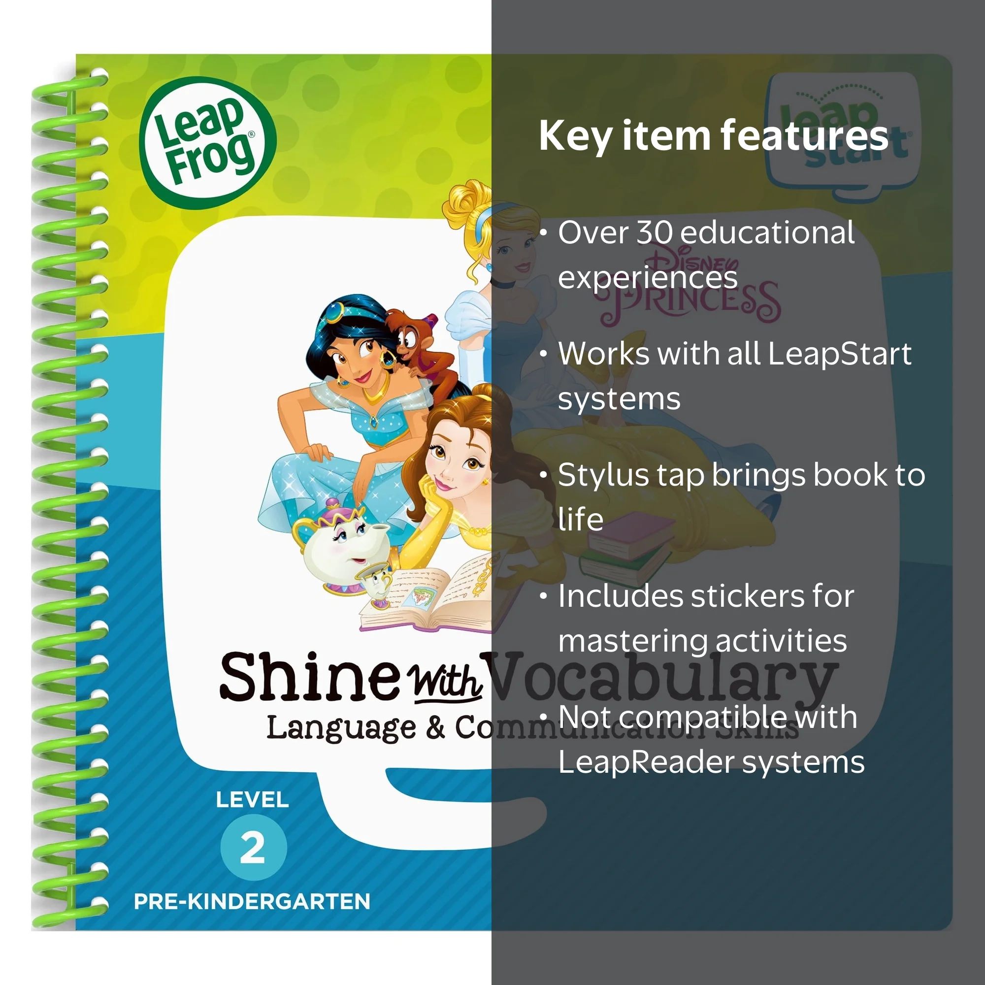 LeapFrog, LeapStart Disney Princess Shine with Vocabulary