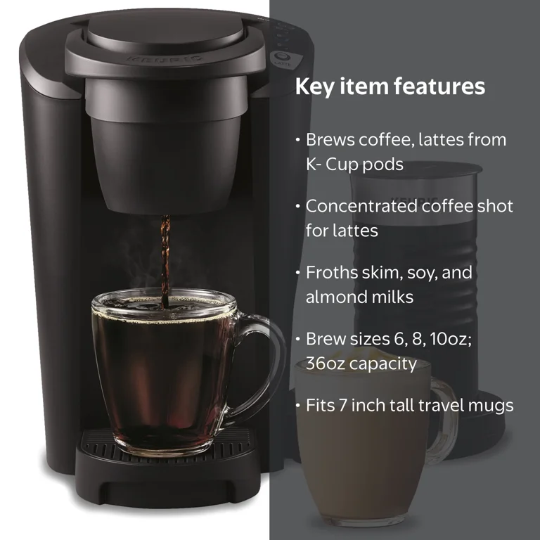 コーヒー Keurig Keurig K-Latte Single Serve K-Cup Coffee and Latte Maker with