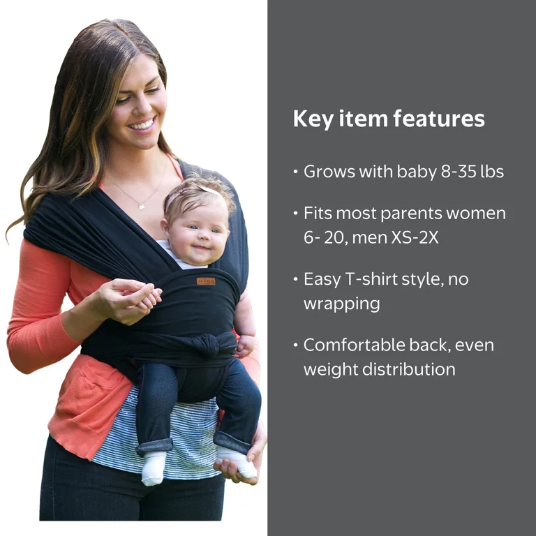 JJ Cole Agility Flex Stretch Baby Carrier – Infant Carrier to
