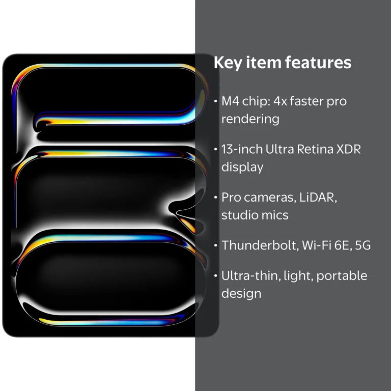 Apple iPad Pro 13-inch 256GB Wi-Fi - Tablet with SSD Capacity