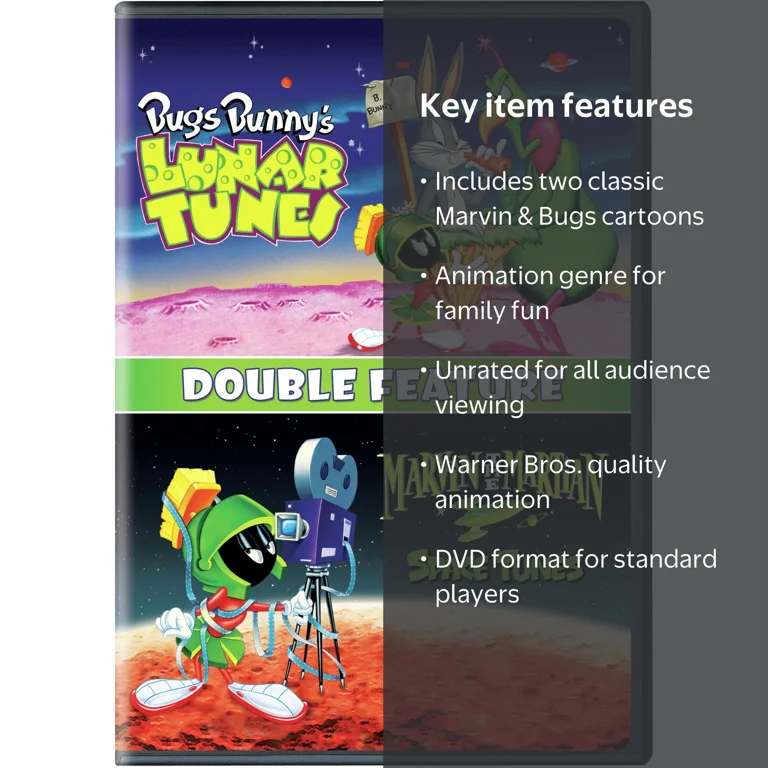 SDS Marvin the Martian Space Tunes Bugs Bunny Lunar Tunes DVD