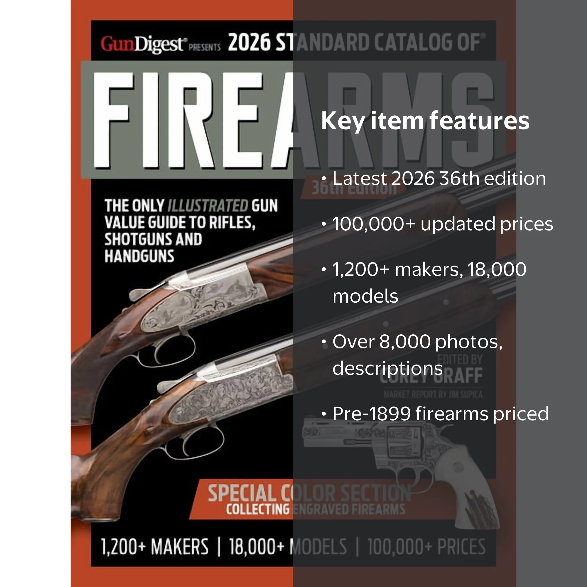 Corey Graff, 2026 Standard Catalog of Firearms, 36th Edition