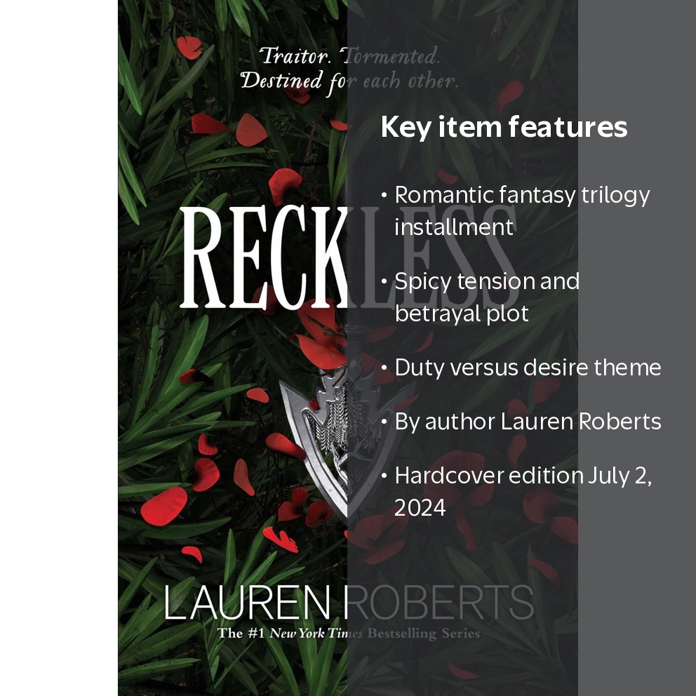 Lauren Roberts, Hardcover, ISBN 9781665955430, Reckless - Walmart.com