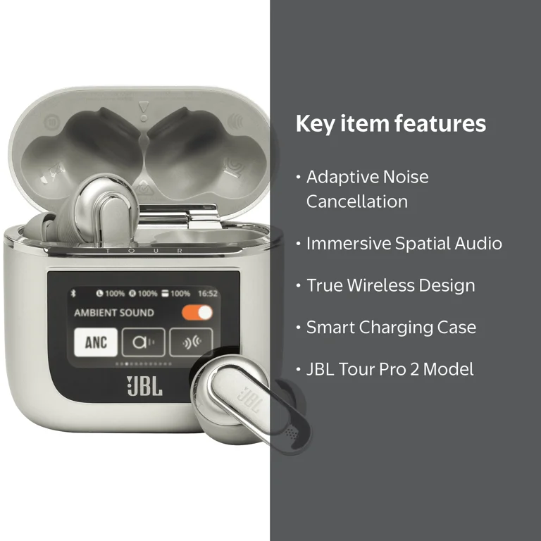 Restored JBL Tour Pro 2, True wireless Noise Cancelling earbuds