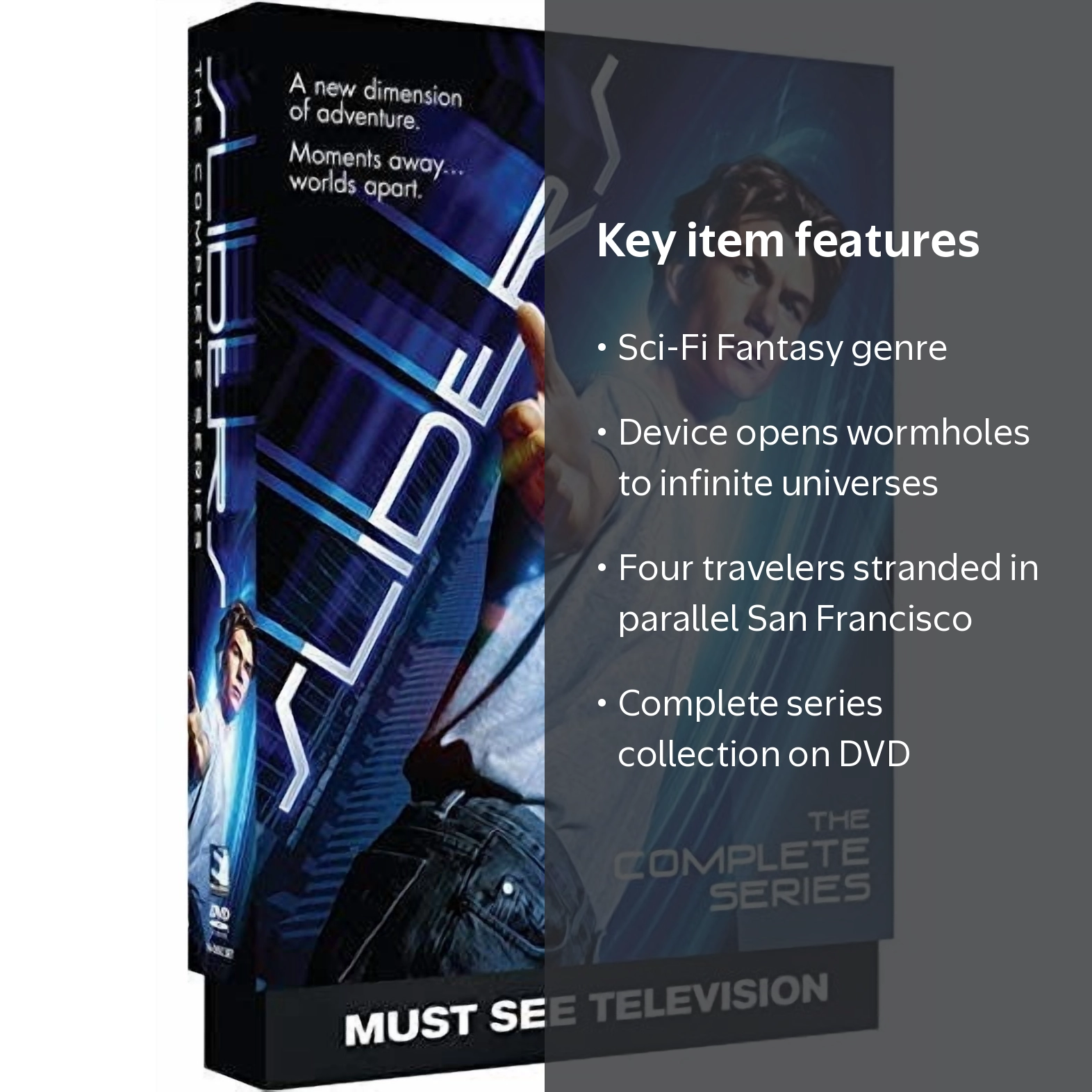 Mill Creek - Sliders: The Complete Series, Full Box DVD, Sci-Fi