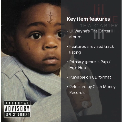 Lil Wayne - Tha Carter III [Revised Track Listing] - Music