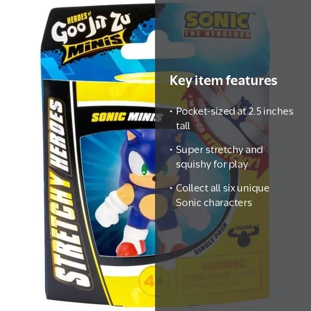 Heroes of Goo Jit Zu MINIS Sonic Mini Figure - Walmart.com