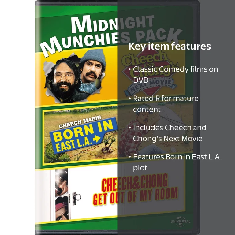SDS, Midnight Munchies Pack, Cheech & Chong 3-Movie Collection DVD