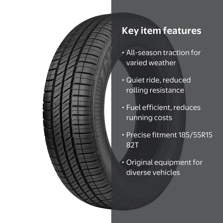 Free Shipping! Goodyear Tire 185/55R15 82 T Fits 2017-22 Chevrolet