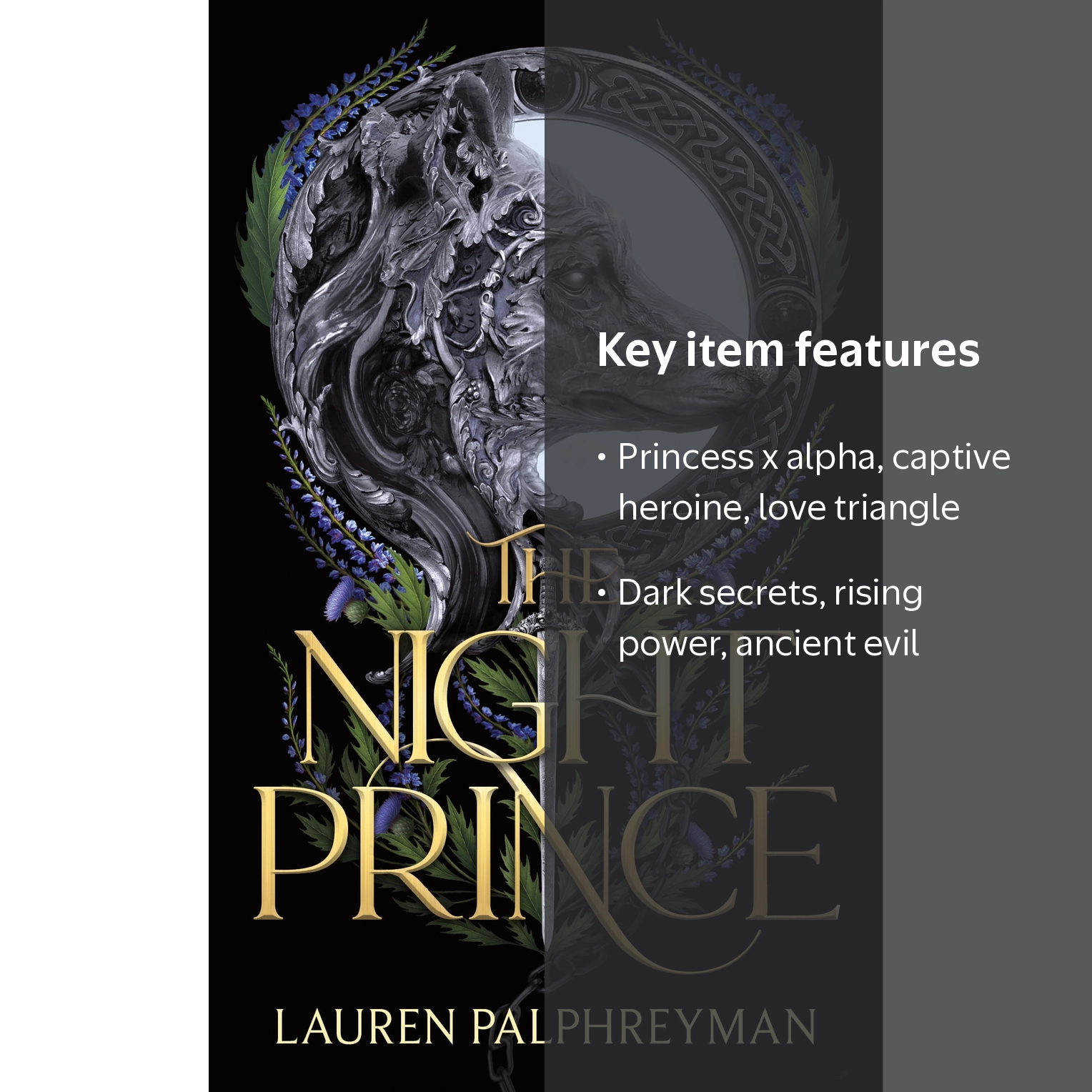 Lauren Palphreyman, The Night Prince, Hardcover, ISBN