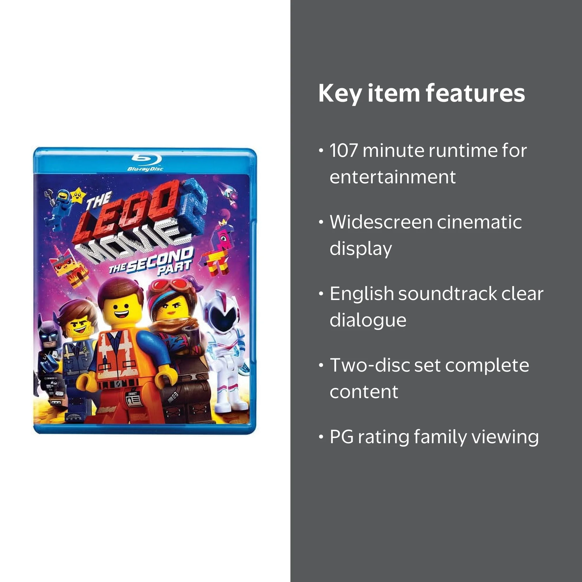 LEGO Movie 2: The Second Part - Batman Set (Blu-ray) - Walmart.com