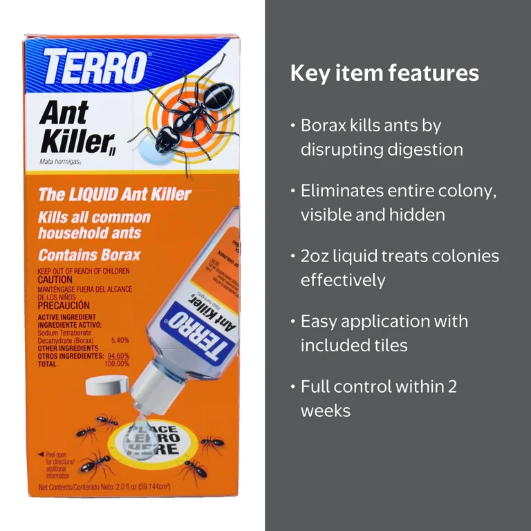 TERRO, Liquid Ant Killer, 2 oz. size with easy-to-use bait