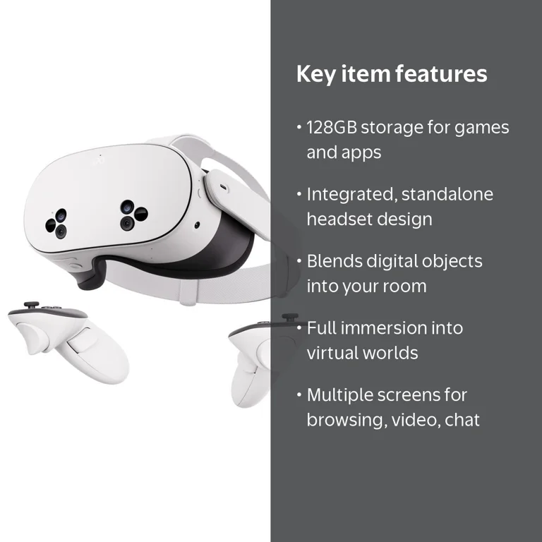Open Box Meta Quest 3S 128GB — Dive into Mixed Reality — Unreal
