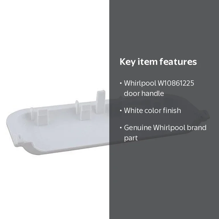 Whirlpool W10861225 Door Handle - Walmart.com