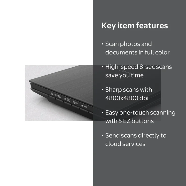 Canon CanoScan LiDE 400 Flatbed Scanner for Photo & Document Scan